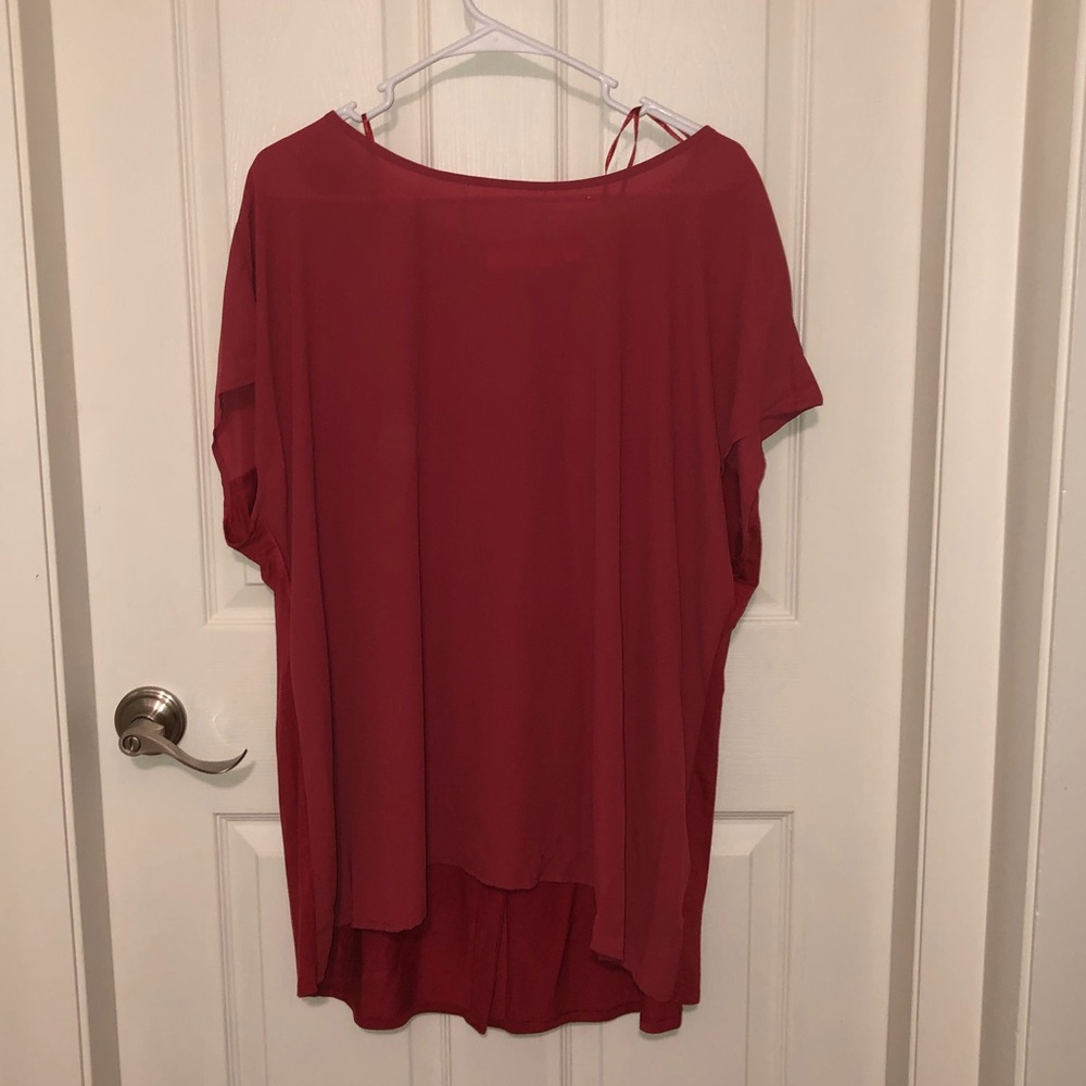 Beautiful, new without tags, Semi-Sheer Top
